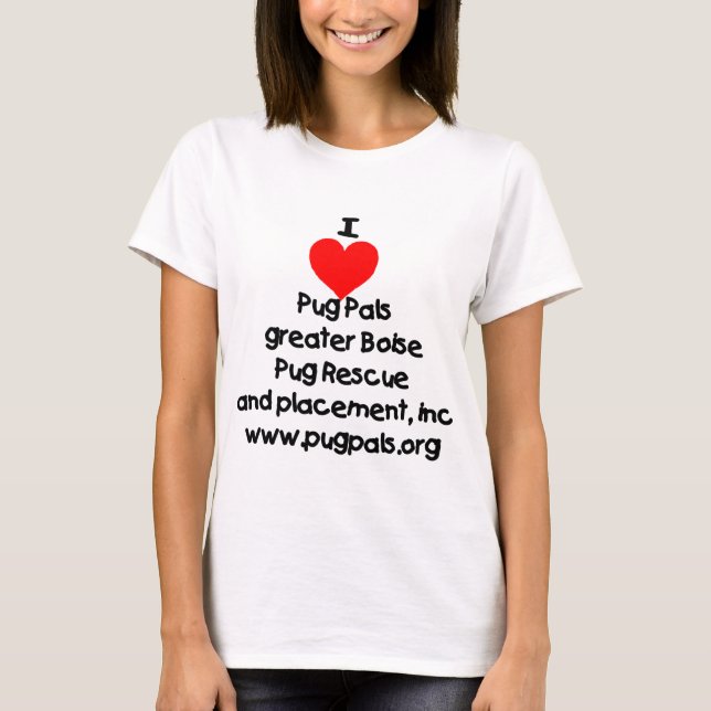 T-shirt de copains de carlin (Devant)