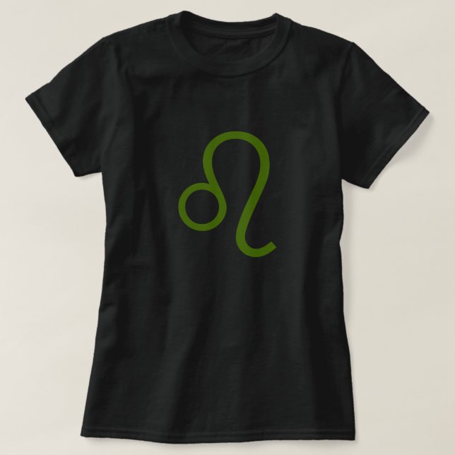 T-shirt de Cosplay de zodiaque de signe de Lion (Design devant)
