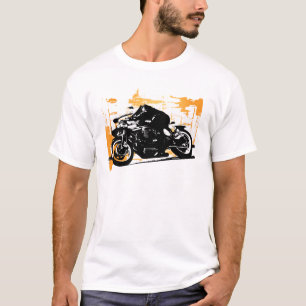 T-shirt de coureur de moto