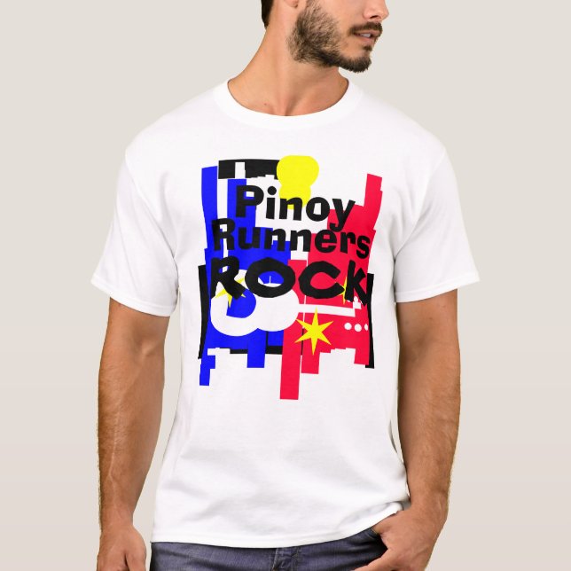 T-shirt de coureurs de Pinoy (Devant)