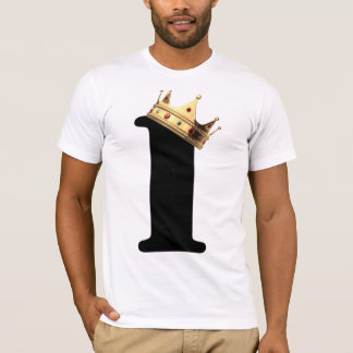 T-shirt de couronne du numéro un