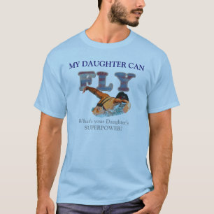 T-SHIRT DE COURSE DE PAPILLON DE PARENT DE BAIN