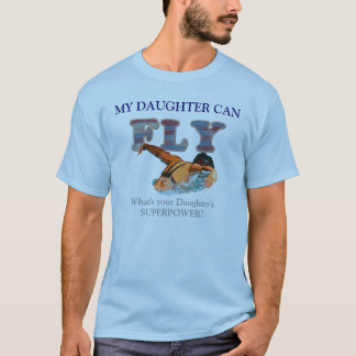T-SHIRT DE COURSE DE PAPILLON DE PARENT DE BAIN