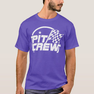 T-shirt de course de voiture de Pit Crewee pour an