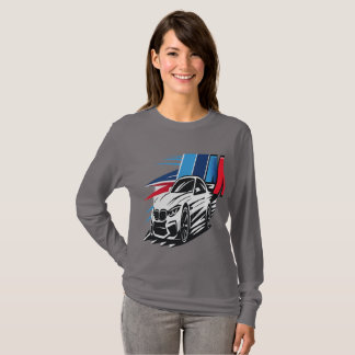 T-shirt de course de voitures de sport
