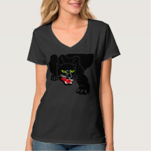 T-shirt de coutume de panthère noire