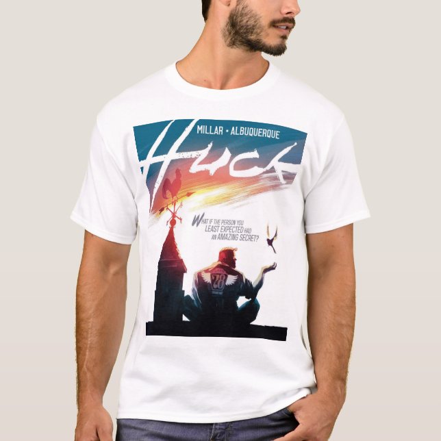 T-shirt de couverture de toile à grain d'orge (Devant)