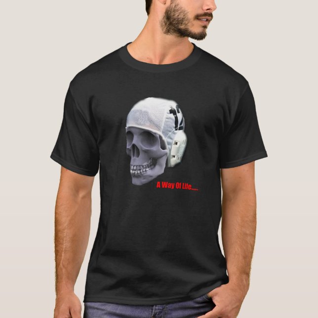 T-shirt de crâne de polo d'eau (Devant)