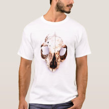 T-shirt de CRÂNE d'ÉCUREUIL blanc