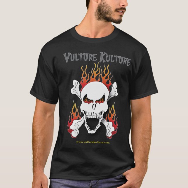 T-shirt de crâne et d'os croisés de Kulture de (Devant)