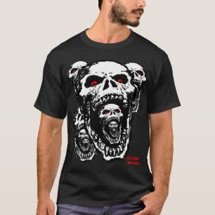 T-shirt de crânes de zombi