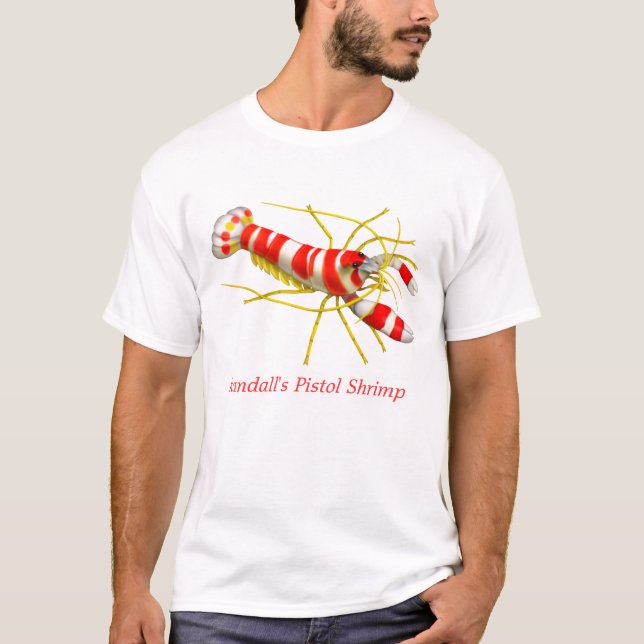 T-shirt de créature de récif de crevette de (Devant)