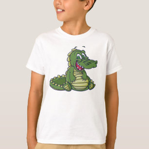 T-shirt de crocodile d'enfants