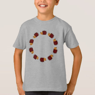 T-shirt de croisement de hérisson