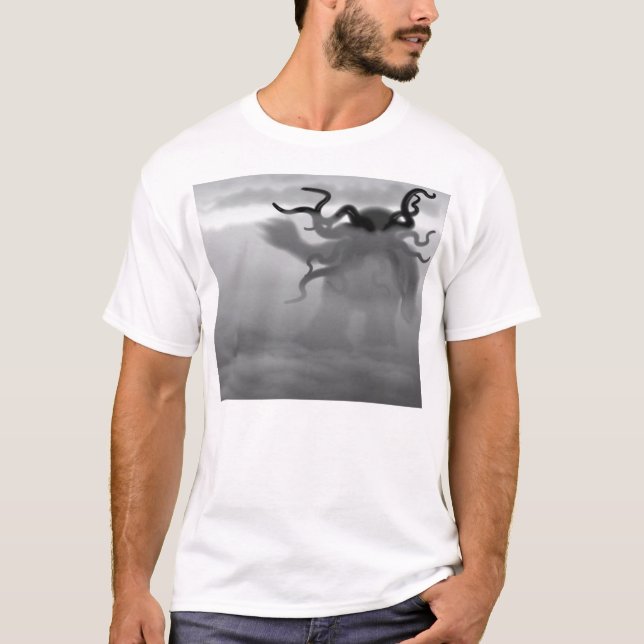T-shirt de Cthulhu de brouillard (Devant)