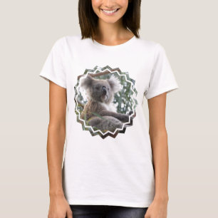 T-shirt de dames de faits d'ours de koala