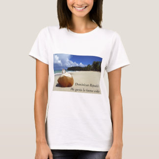 T-shirt de dames de plage de la République