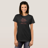 T-shirt de danse pour la danseuse hantée par or