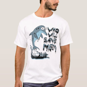 T-shirt de dauphin de flaque d'huile