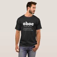 T-shirt de définition de hautbois - chemise de