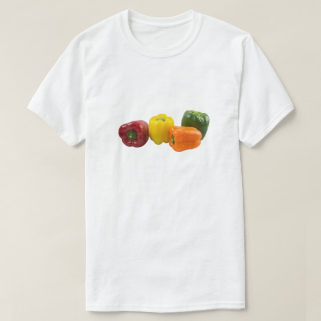 T-shirt De délicieux poivrons sont ici (Design devant)
