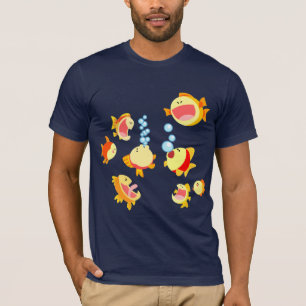 T-shirt de dessin animé Amusement dans le réservoi