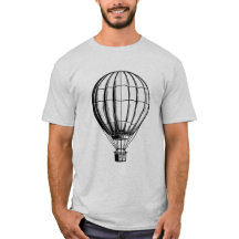 T-Shirt de dessin minimal à air chaud à l'encre de