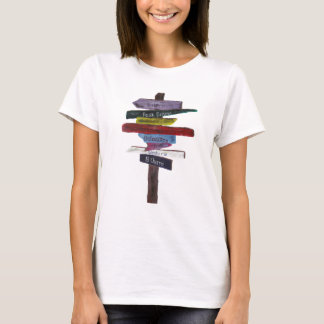 T-shirt de destinations d'escalade