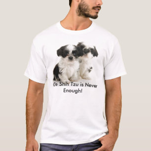 T-shirt de deux chiots de Shih Tzu