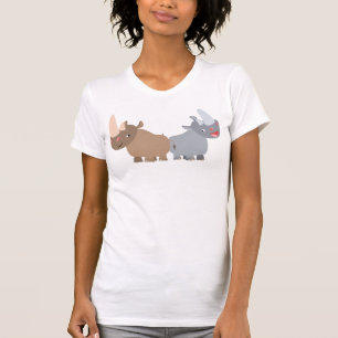 T-shirt de deux de bande dessinée femmes de