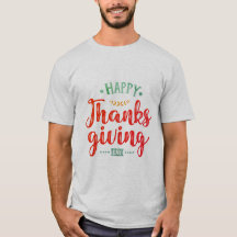 T-Shirt de devis de jour bon thanksgiving