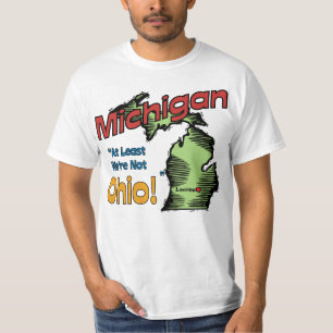 T-shirt ~ de devise du Michigan MI USA au moins nous ne
