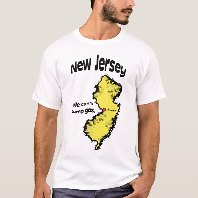 T-shirt ~ de devise du New Jersey NJ USA nous ne pouvons (Devant)