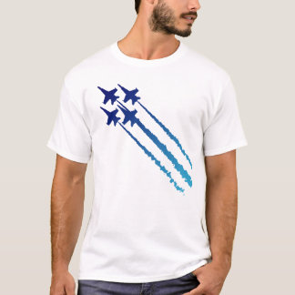 T-shirt de diamant d'anges bleus