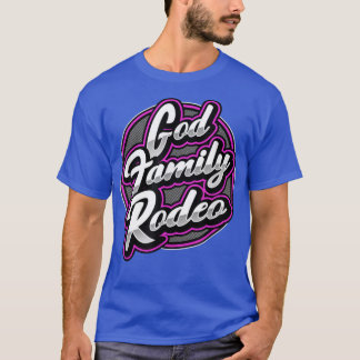 T-shirt de Dieu, famille et rodéo