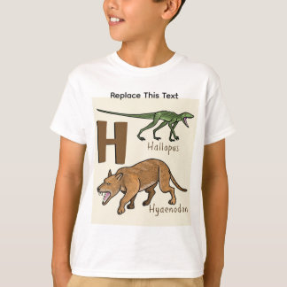T-shirt de dinosaure ou d'animal préhistorique