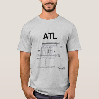 T-shirt de disposition d'aéroport d'ATL