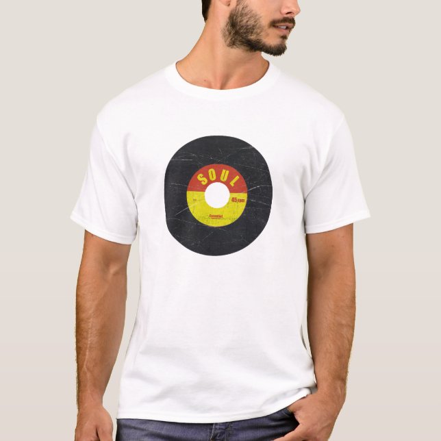 T-shirt de disque de l'âme 7-Inch (Devant)