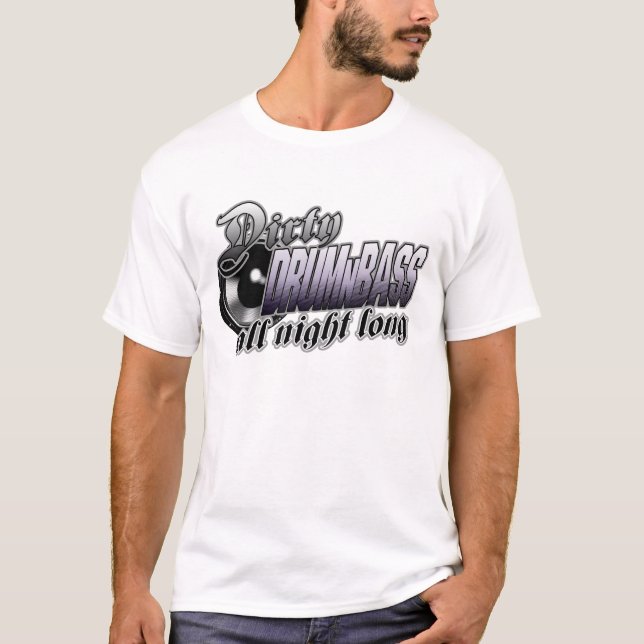 T-shirt de DnB DRUMnBASS (Devant)
