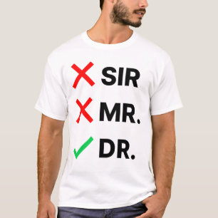 T-shirt de doctorat