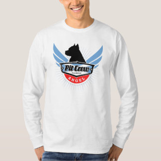 T-shirt de douille d'ange de pitbull long