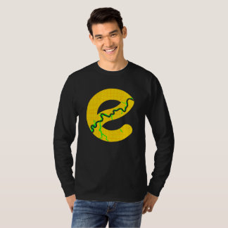 T-shirt de douille de carte d'Edmonton long
