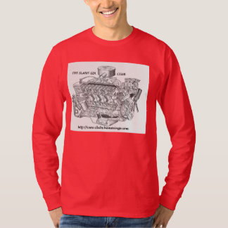 T-SHIRT DE DOUILLE DE CLUB DE SLANT-SIX LONG