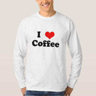 T-shirt de douille de coeur de la coutume I long