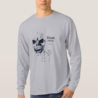 T-shirt de douille de coup-de-pied de la mort long