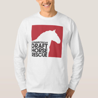 T-shirt de douille de délivrance de cheval de
