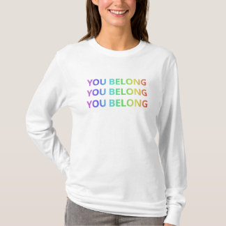 T-shirt de douille de la fierté de base des femmes