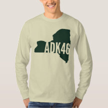 T-shirt de douille de liste de crêtes élevées