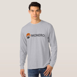 T-shirt de douille de pièce de monnaie de Monero