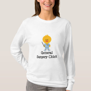 T-shirt de douille de poussin de chirurgie